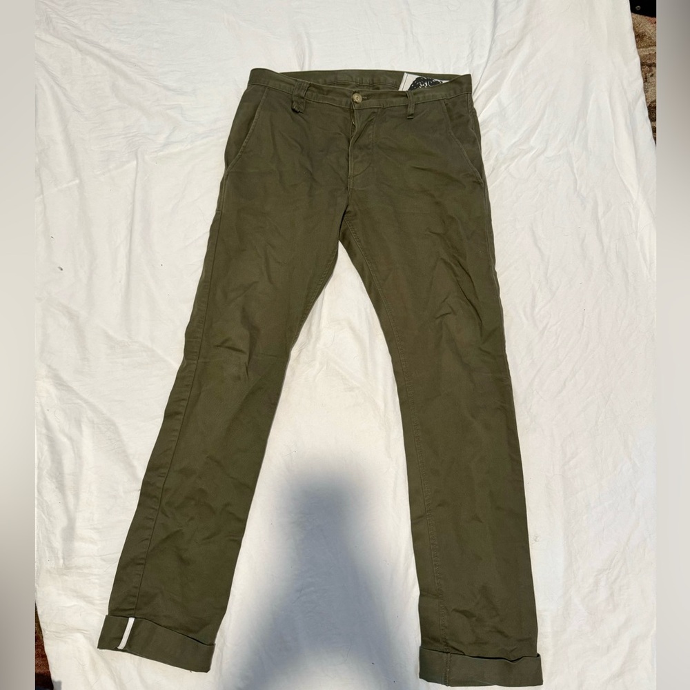 Olive Green Men's Chinos